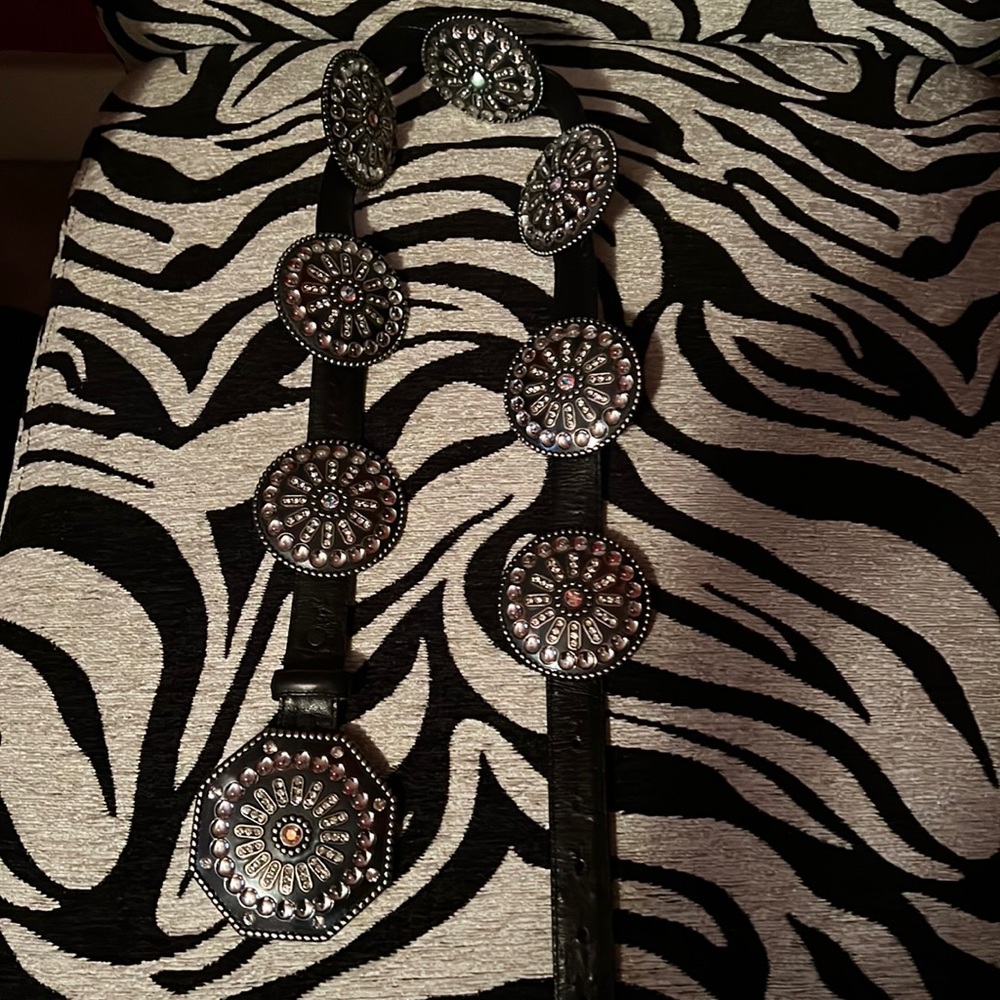 Genuine leather western belt